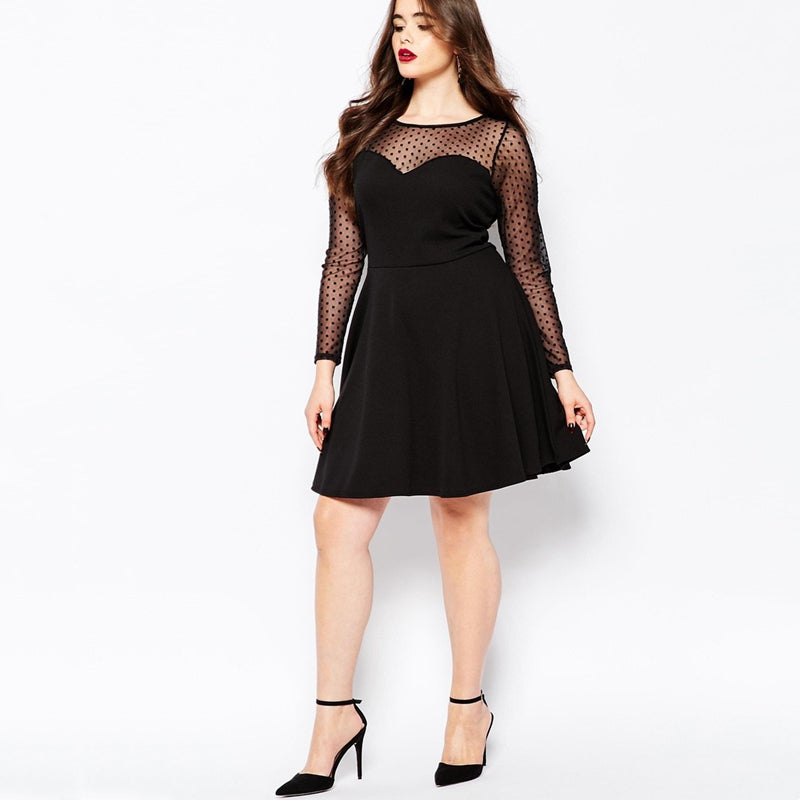 Early autumn new plus size dress